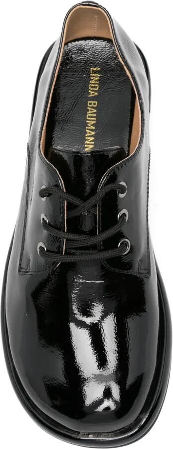 LINDA BAUMANN Derby schoenen Zwart - Foto 4