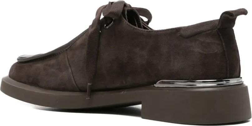 LINDA BAUMANN Derby suède veterschoenen Bruin - Foto 2