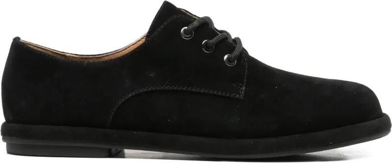 LINDA BAUMANN Derby suède veterschoenen Zwart