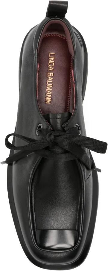 LINDA BAUMANN Derby veterschoenen Zwart - Foto 4