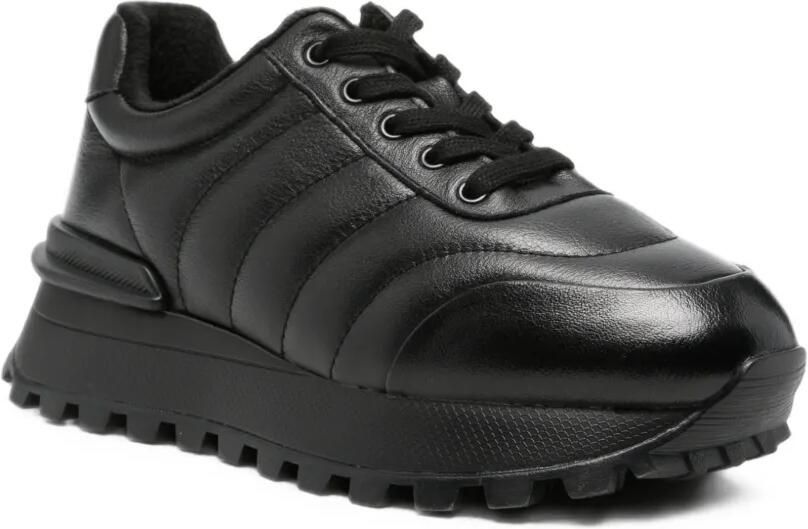 LINDA BAUMANN Gewatteerde sneakers Zwart