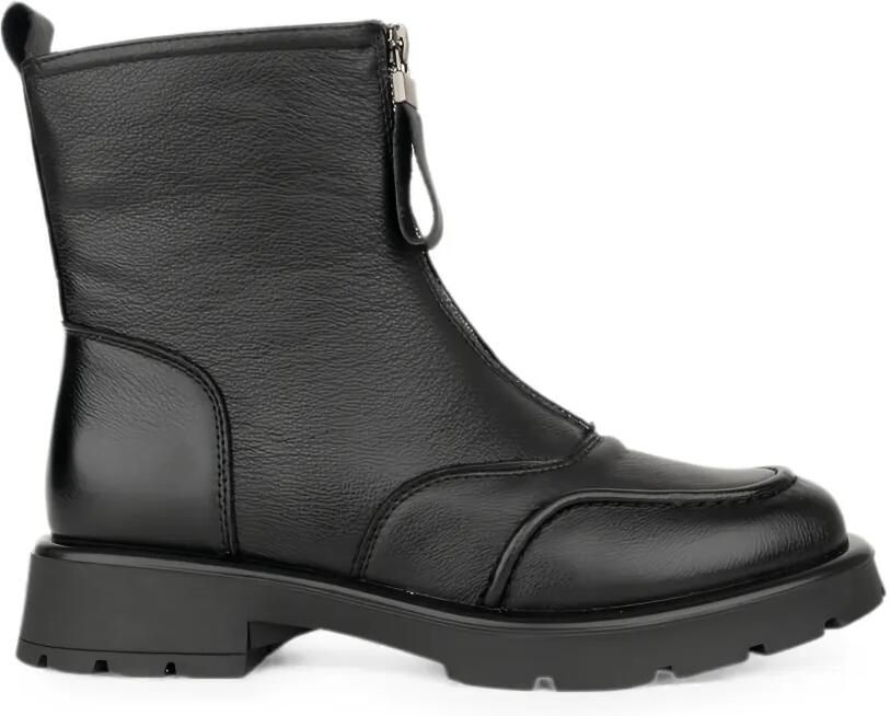 LINDA BAUMANN Laarzen met chunky zool en rits Zwart