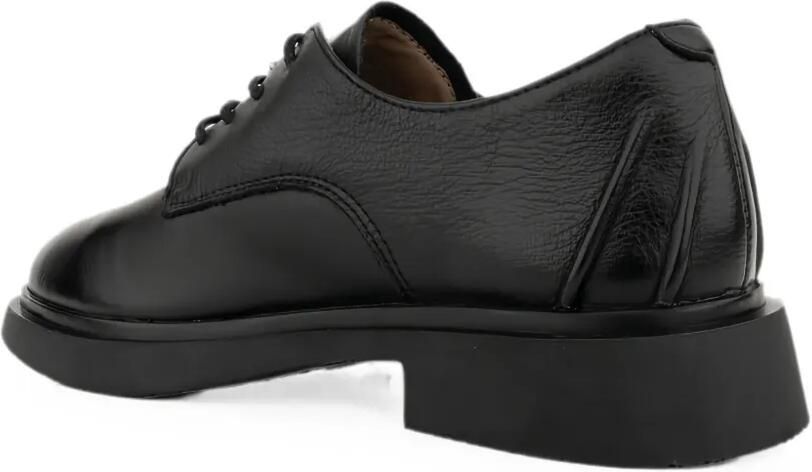 LINDA BAUMANN Leren Derby veterschoenen Zwart - Foto 3