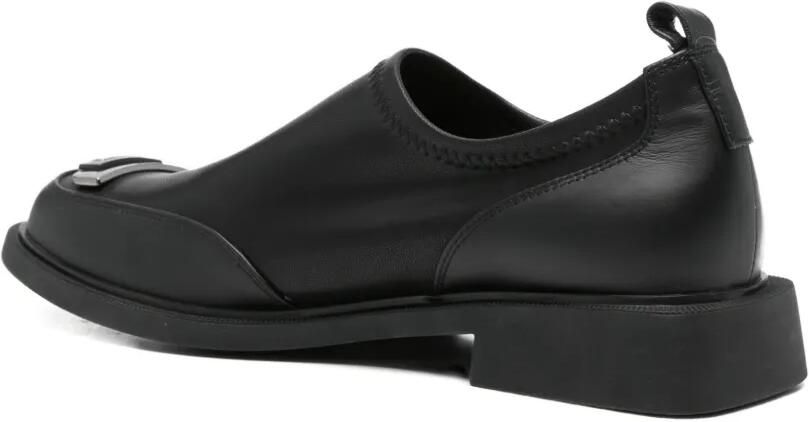 LINDA BAUMANN Loafers met logoplakkaat Zwart - Foto 3