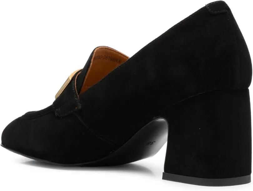 LINDA BAUMANN Loafers met logoplakkaat Zwart - Foto 2