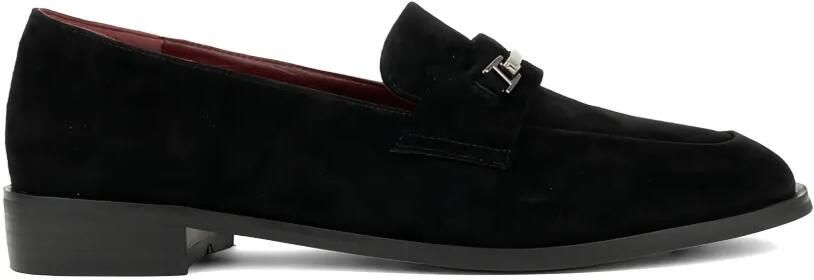 LINDA BAUMANN Loafers met metalen afwerking Zwart