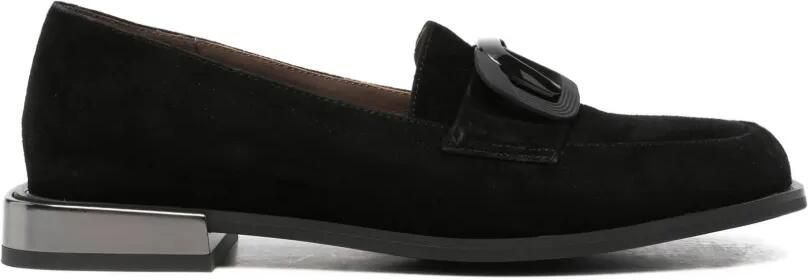 LINDA BAUMANN Loafers met vierkante neus Zwart