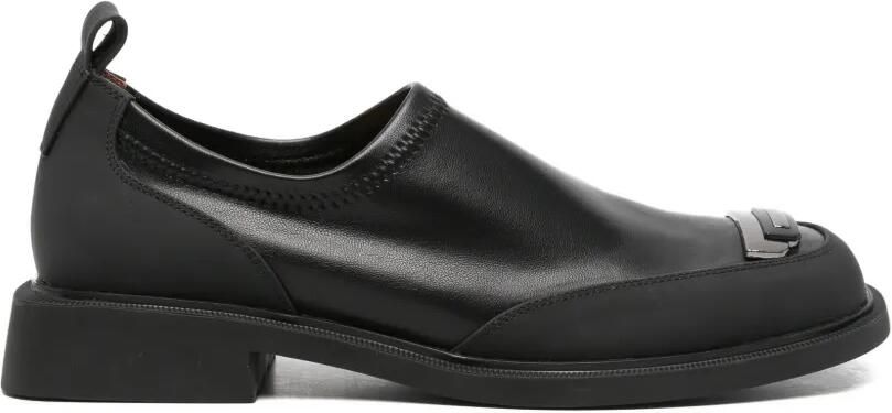 LINDA BAUMANN Loafers met vierkante neus Zwart