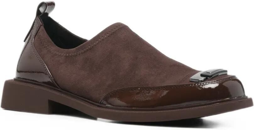 LINDA BAUMANN Loafers met vlakken Bruin - Foto 2