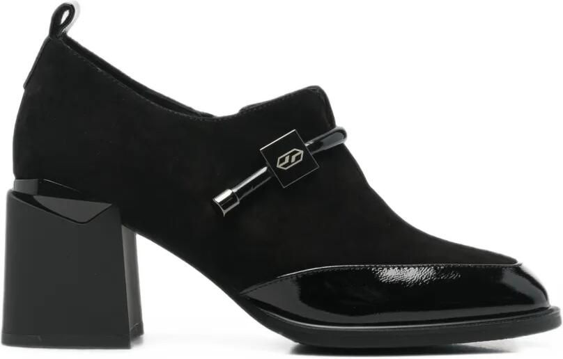 LINDA BAUMANN Pumps met blokhak en vlakken Zwart