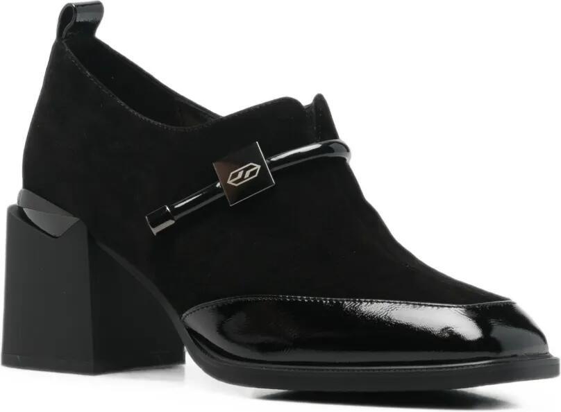 LINDA BAUMANN Pumps met blokhak en vlakken Zwart - Foto 3