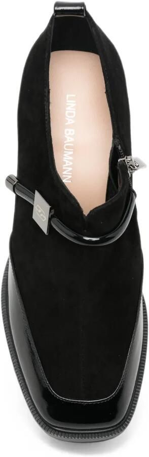LINDA BAUMANN Pumps met blokhak en vlakken Zwart - Foto 4