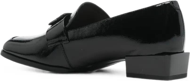 LINDA BAUMANN Pumps met hak lakafwerking en gespdetail Zwart - Foto 3