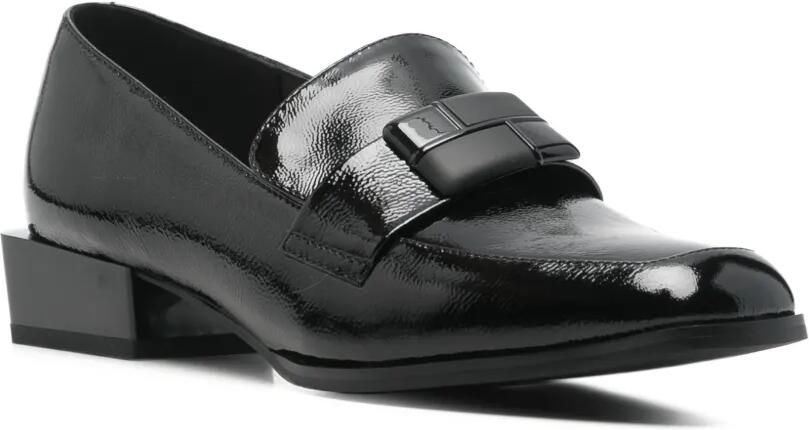 LINDA BAUMANN Pumps met hak lakafwerking en gespdetail Zwart - Foto 2