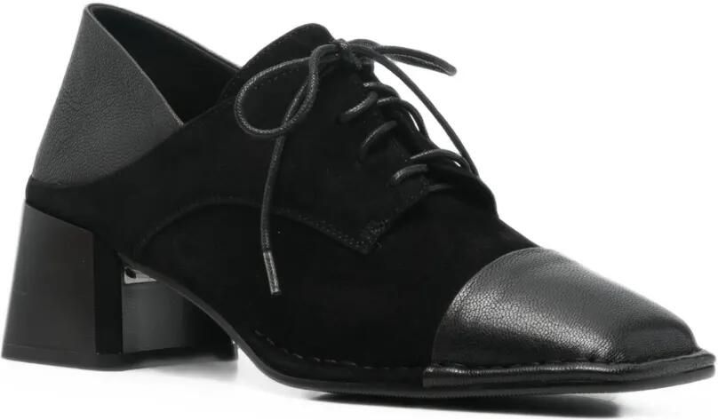 LINDA BAUMANN Pumps met hak vlakken en veters Zwart - Foto 2