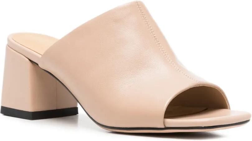 LINDA BAUMANN Sandalen met blokhak Beige - Foto 3