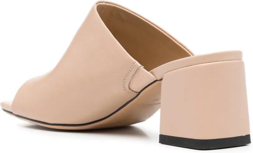 LINDA BAUMANN Sandalen met blokhak Beige - Foto 2