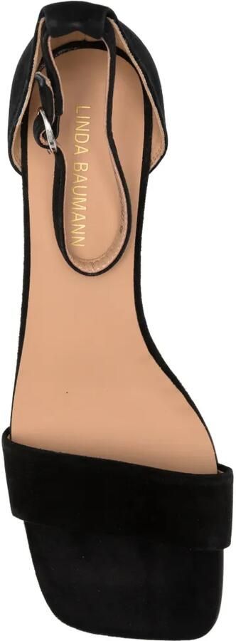 LINDA BAUMANN Sandalen met blokhak en gespsluiting Zwart
