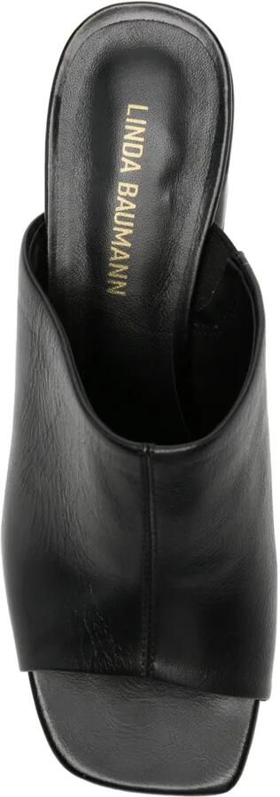 LINDA BAUMANN Sandalen met blokhak Zwart - Foto 4