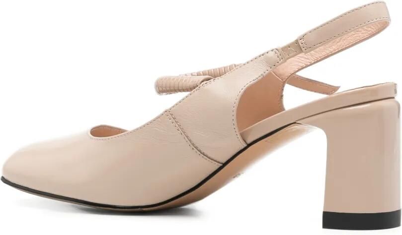 LINDA BAUMANN Slingback pumps met hak en gespsluiting Beige - Foto 2