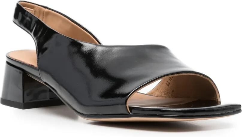 LINDA BAUMANN Slingback sandalen met blokhak Zwart - Foto 2