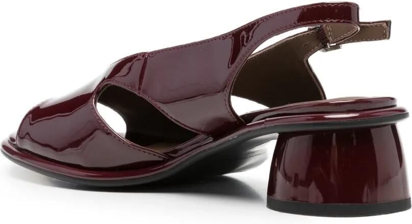 LINDA BAUMANN Slingback sandalen met gelakte afwerking Rood - Foto 3