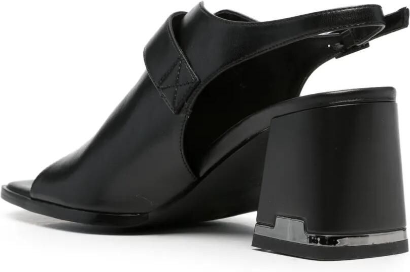 LINDA BAUMANN Slingback sandalen met gesp Zwart - Foto 2