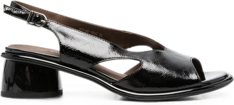 LINDA BAUMANN Slingback sandalen Zwart