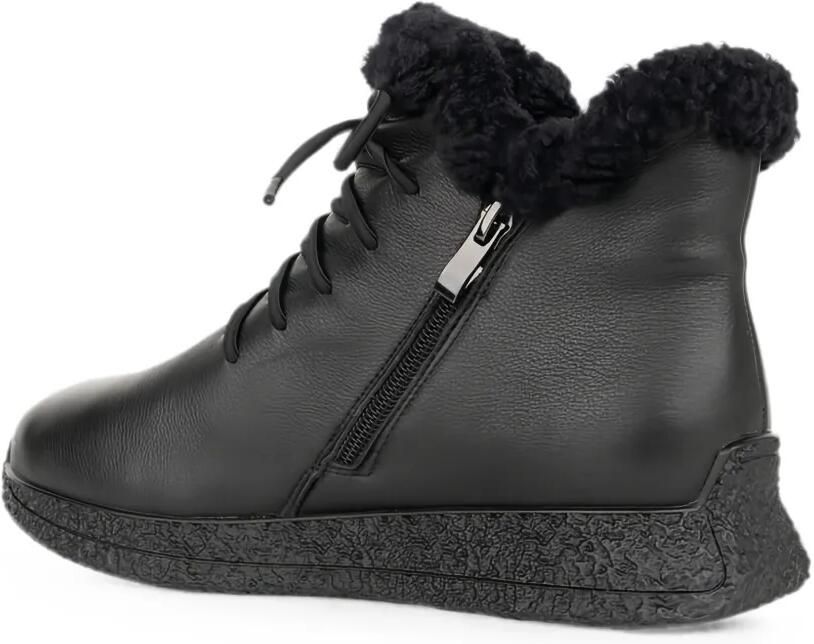LINDA BAUMANN Sneakers met lammy afwerking Zwart - Foto 2