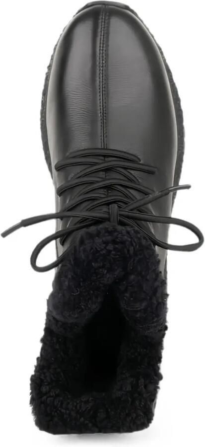 LINDA BAUMANN Sneakers met lammy afwerking Zwart - Foto 4