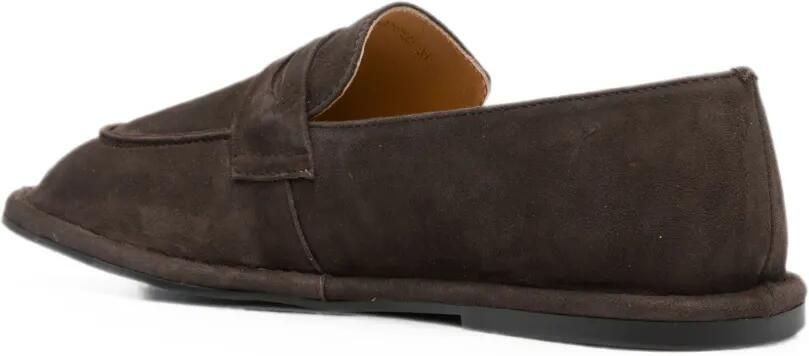 LINDA BAUMANN Suède loafers Bruin - Foto 3