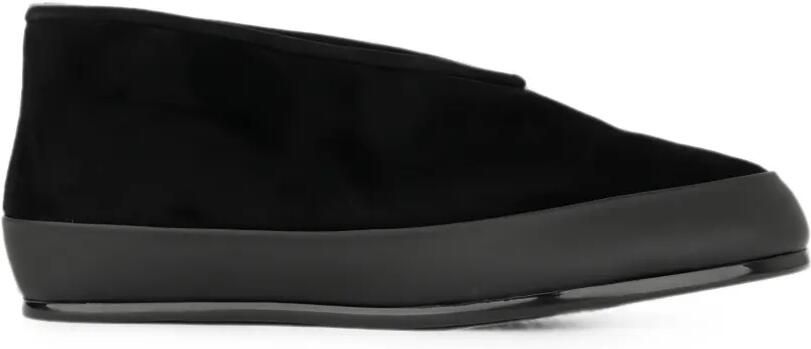 LINDA BAUMANN Suède loafers Zwart