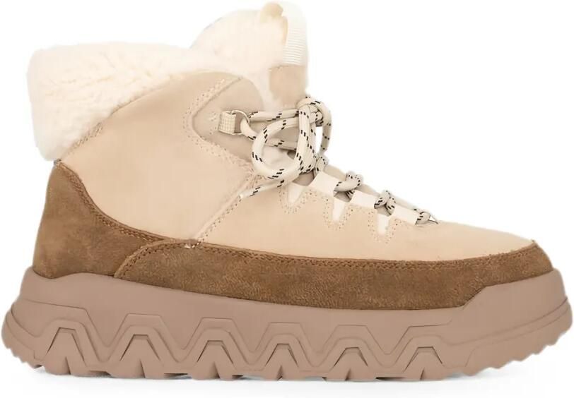 LINDA BAUMANN Veterlaarzen met lammy afwerking Beige