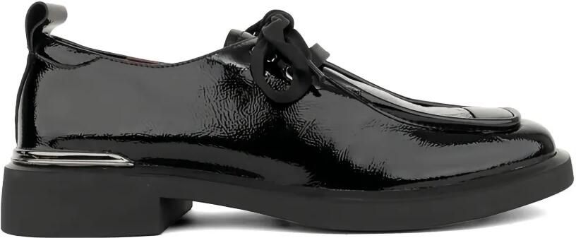LINDA BAUMANN Veterschoenen met ronde neus Zwart