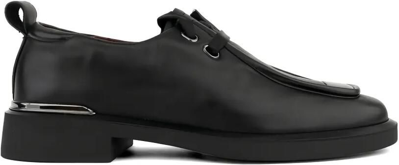LINDA BAUMANN Veterschoenen met ronde neus Zwart