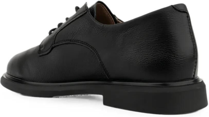 LINDA BAUMANN Veterschoenen van bewerkt leer Zwart - Foto 3