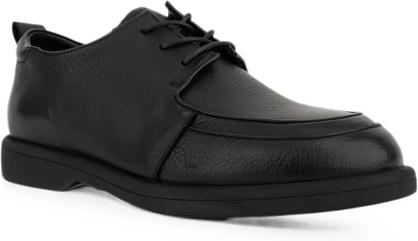 LINDA BAUMANN Veterschoenen van bewerkt leer Zwart - Foto 3