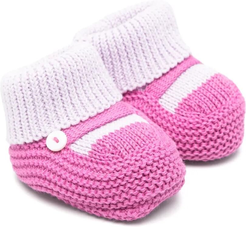 Little Bear Gehaakte slippers Paars