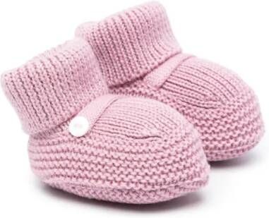 Little Bear Slippers met gestrikte voorkant Roze