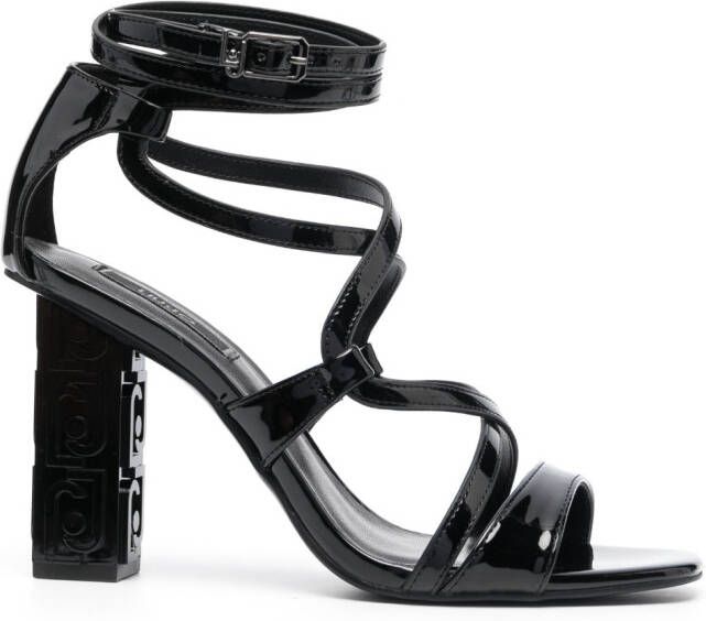 LIU JO Sandalen Met Gekruiste Bandjes Zwart Schoenen nl