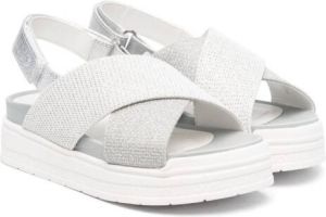 LIU JO Sandalen met metallic-effect Zilver
