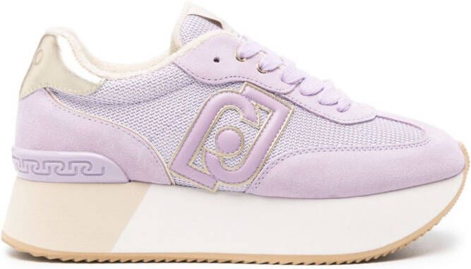 LIU JO Dreamy sneakers met vlakken Paars