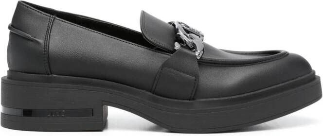 LIU JO Gabrielle loafers met schakels Zwart