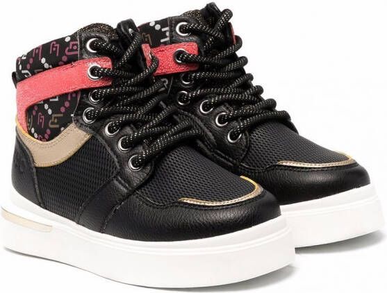 Liu Jo Kids Hope high-top sneakers Zwart