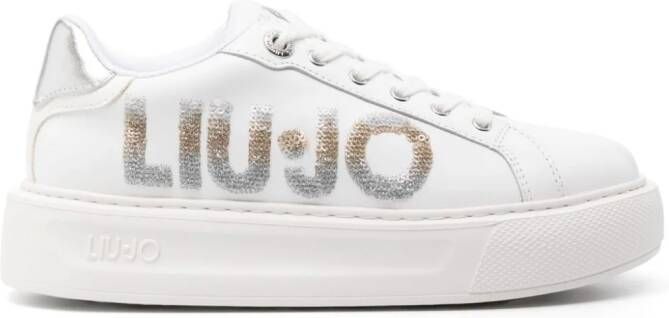 LIU JO Kylie sneakers met pailletten Wit