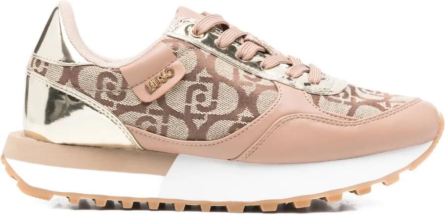 LIU JO 40 mm Evelyn 915 sneakers met monogram Roze