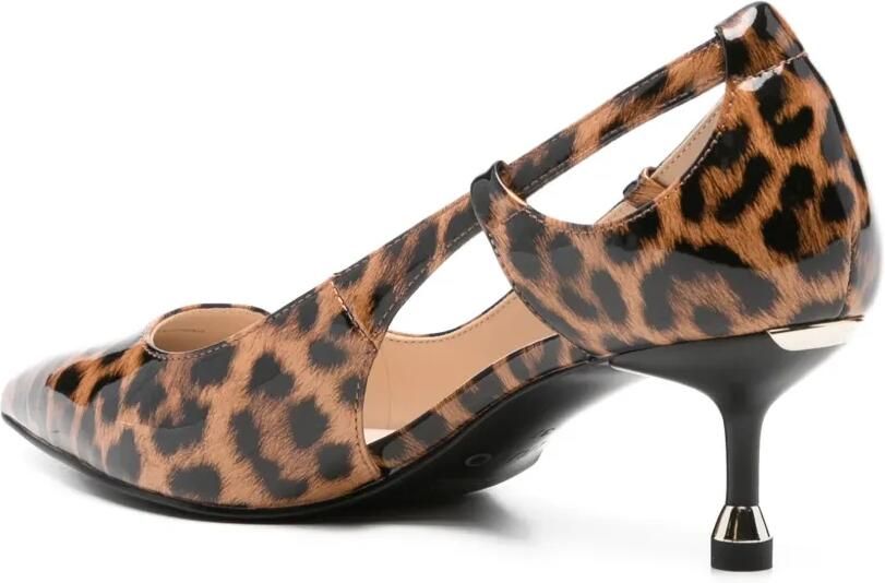 LIU JO 55 mm pumps met luipaardprint Bruin - Foto 3