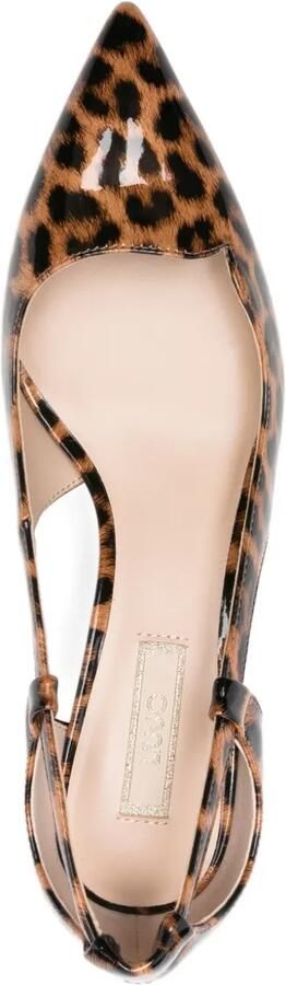 LIU JO 55 mm pumps met luipaardprint Bruin - Foto 4