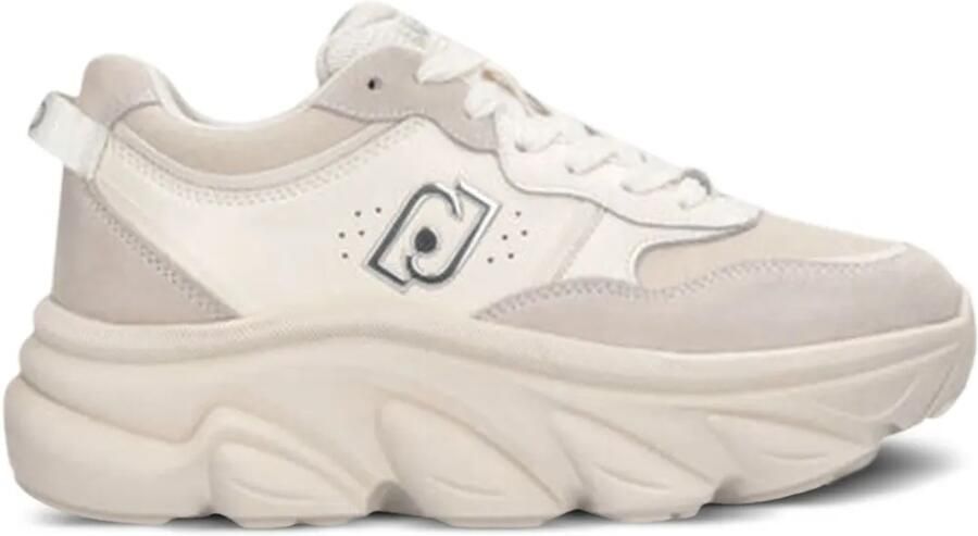 LIU JO 60 mm Steffy 01 sneakers met logo Beige - Foto 4