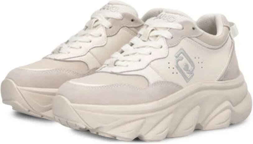 LIU JO 60 mm Steffy 01 sneakers met logo Beige - Foto 5
